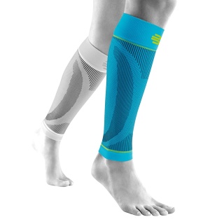 Bauerfeind Compression Calf Sleeves long blue 1 pair